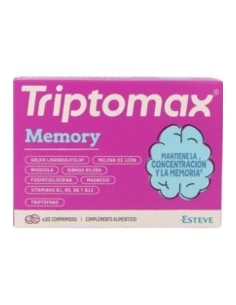 Triptomax Memory 30 Comprimidos-Memoria y Concentración
