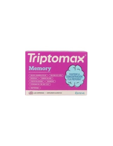 Triptomax Memory 30 Comprimidos-Memoria y Concentración